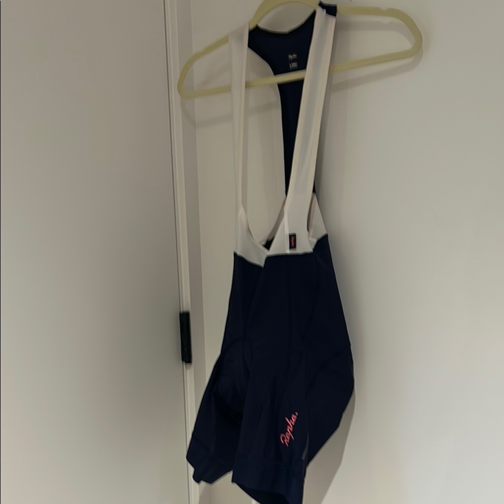 Rapha Blue and White Cycling Bib Shorts